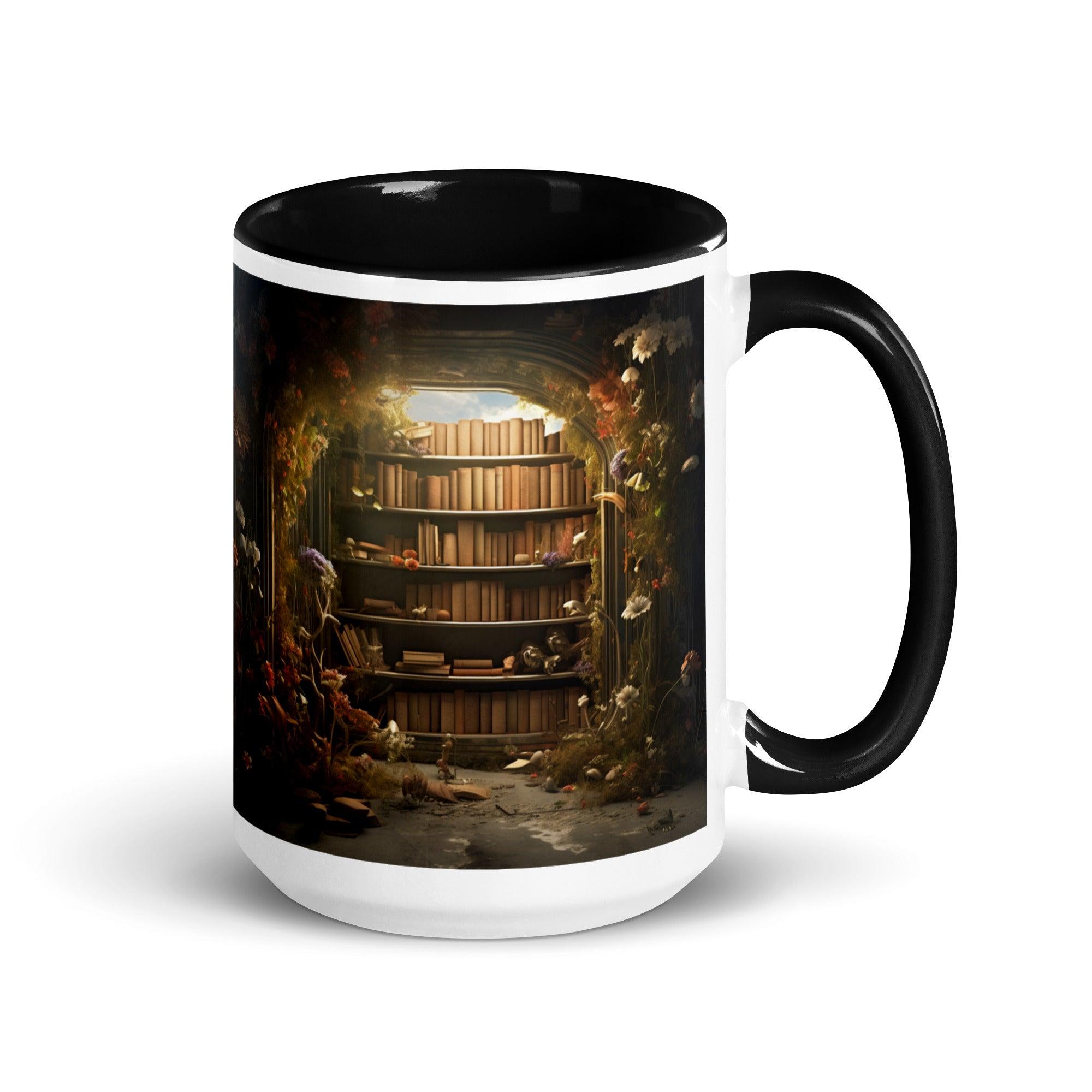 Garden Book Shelves Mug - Briadanna