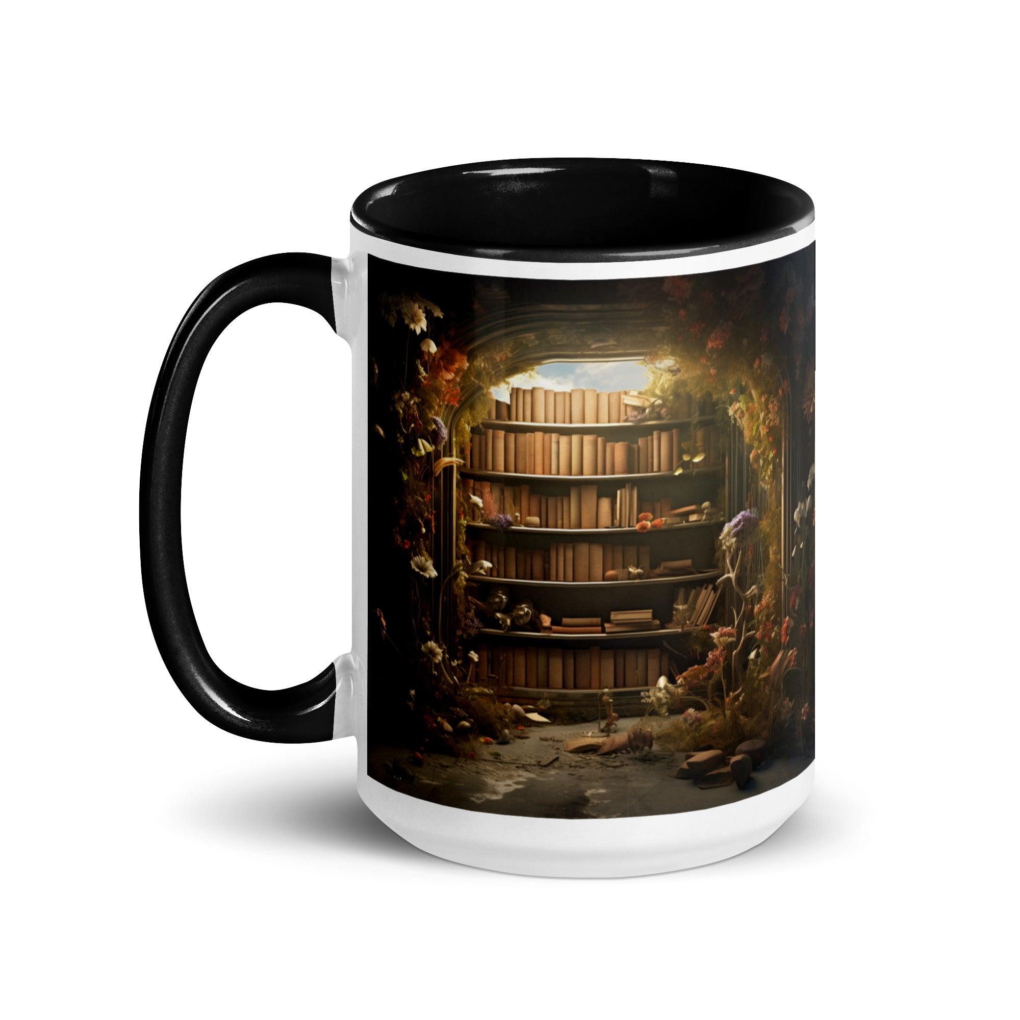 Garden Book Shelves Mug - Briadanna