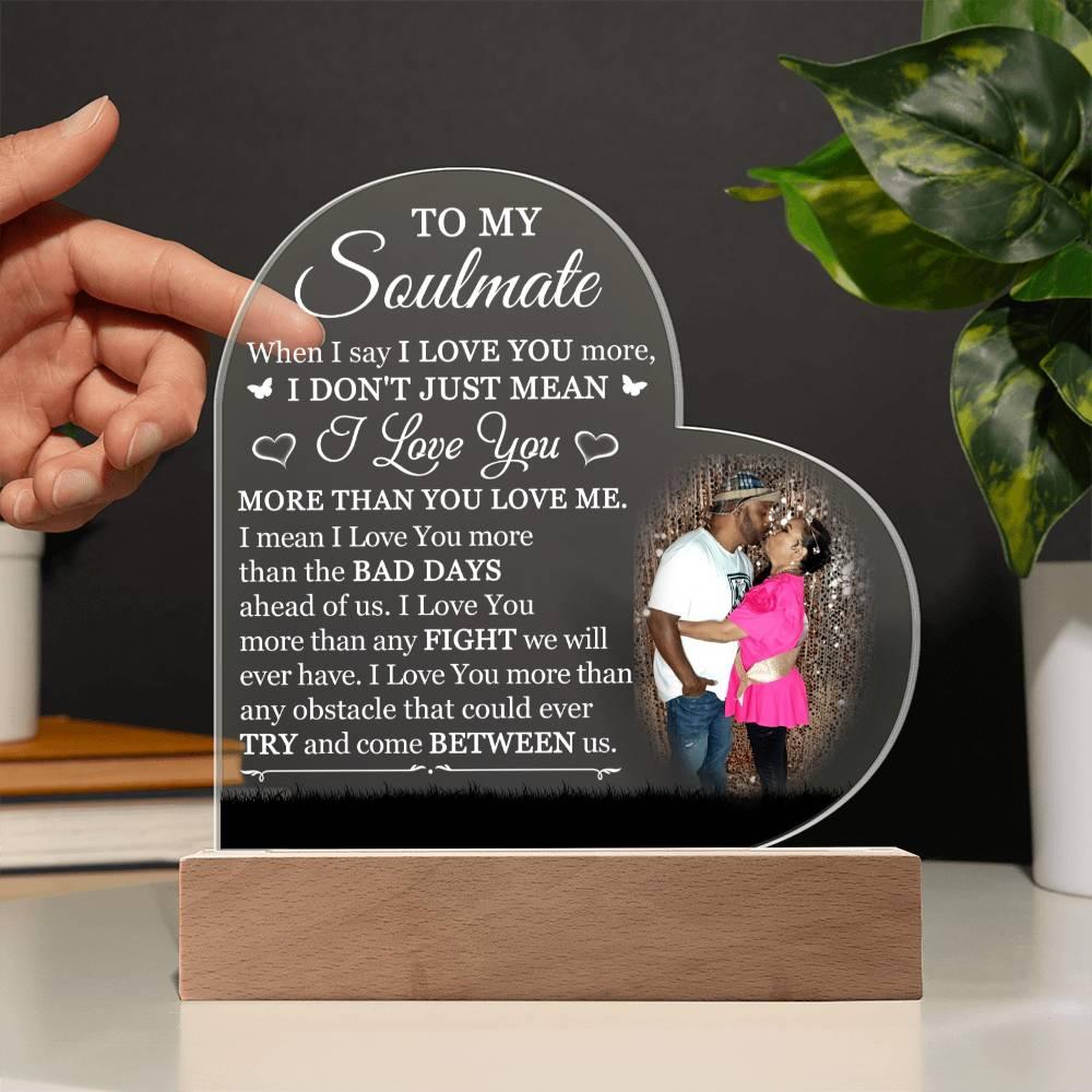 GF Soulmate's Acrylic Heart Plaque - Briadanna