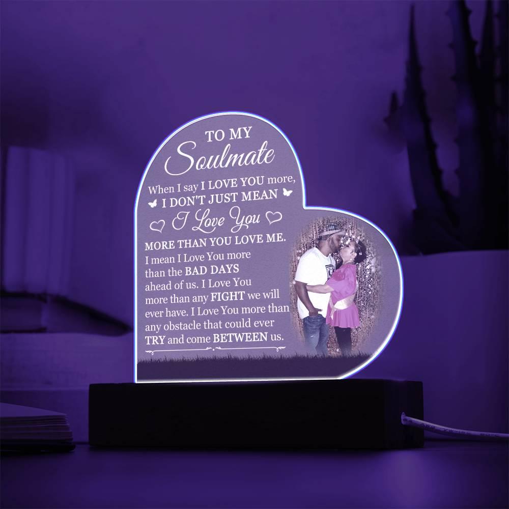 GF Soulmate's Acrylic Heart Plaque - Briadanna