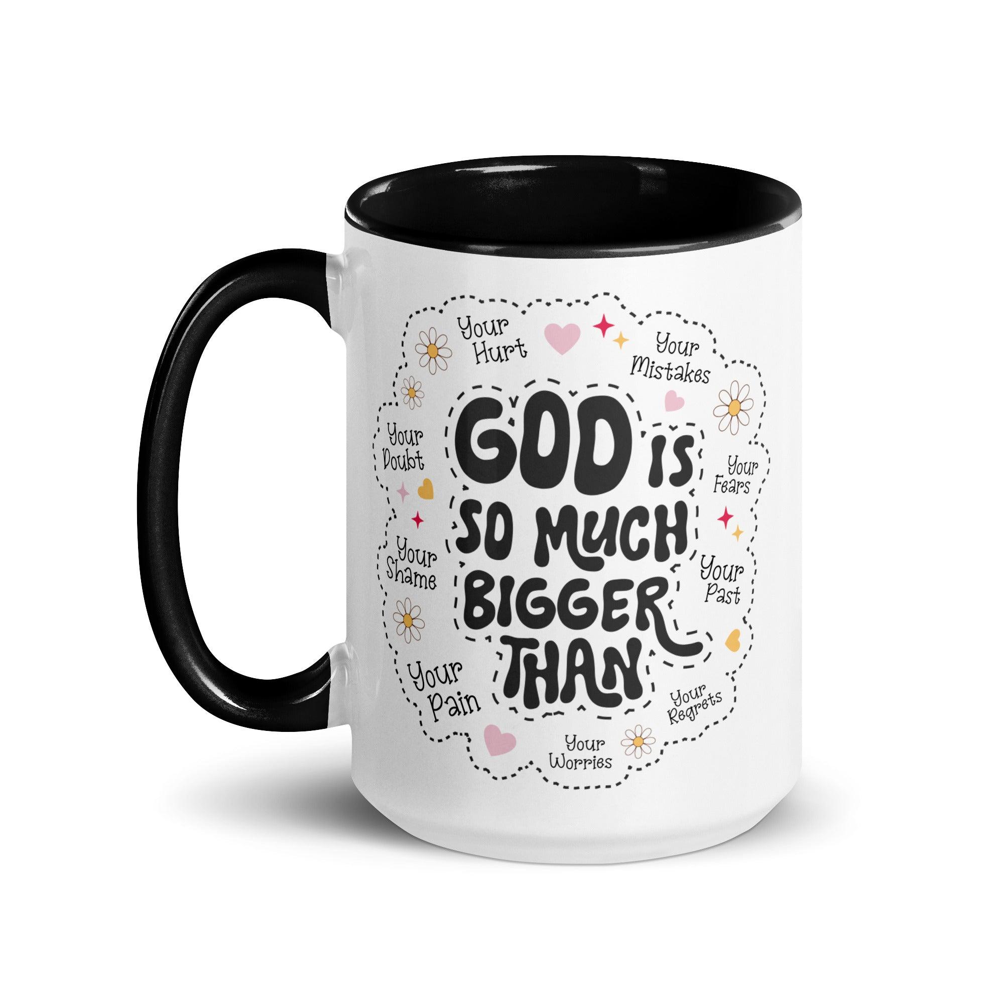 God Is Much Bigger Mug - Briadanna