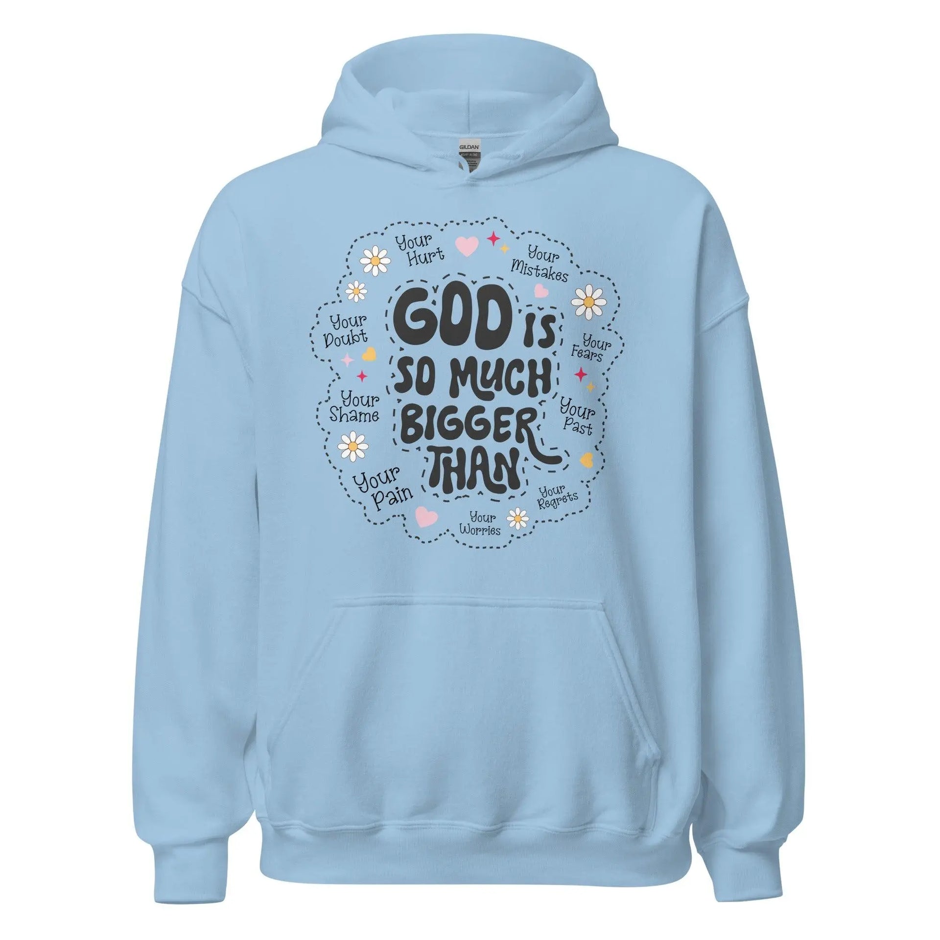 God Is Much Bigger Unisex Hoodie - Briadanna