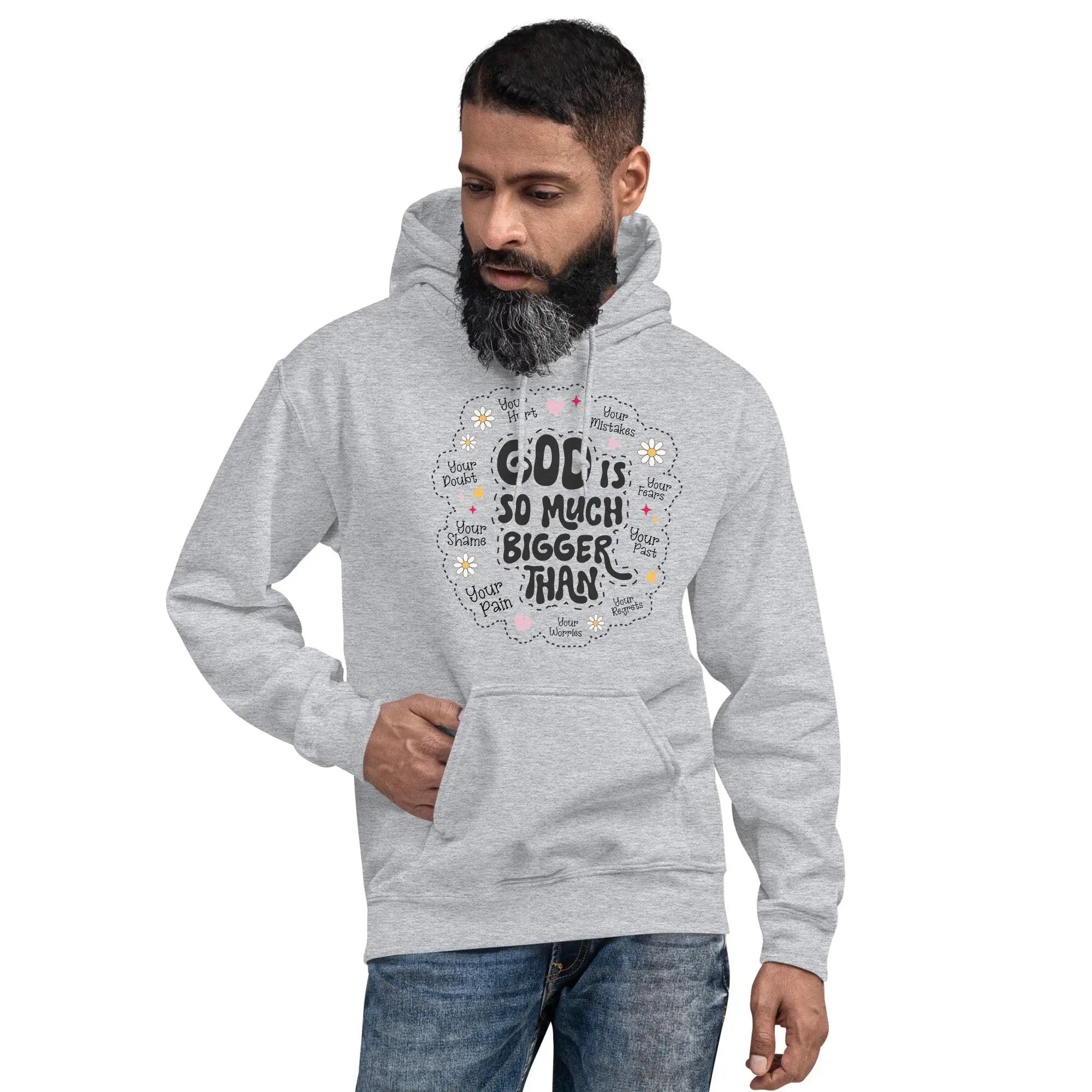 God Is Much Bigger Unisex Hoodie - Briadanna