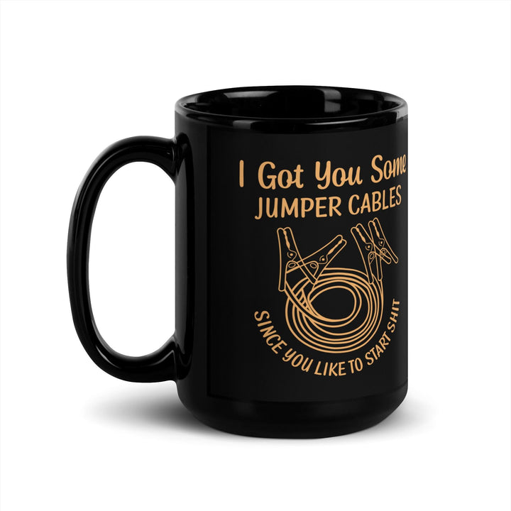 Got You Jumper Cables Glossy Mug - Briadanna