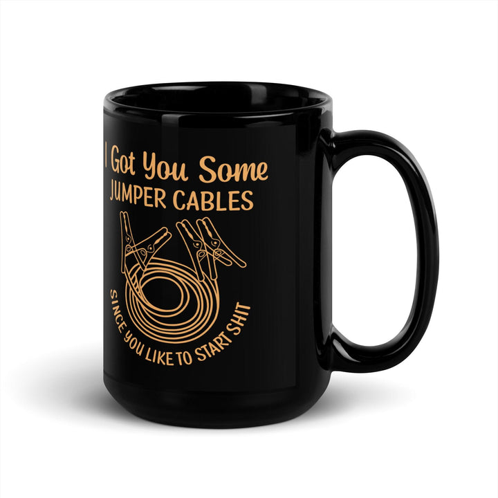 Got You Jumper Cables Glossy Mug - Briadanna