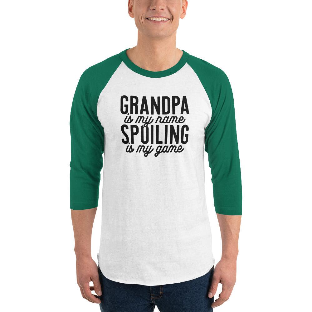 “Grandpa Is My Name" 3/4 Raglan Tee - Briadanna