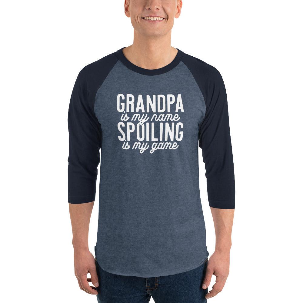 “Grandpa Is My Name" 3/4 Raglan Tee - Briadanna