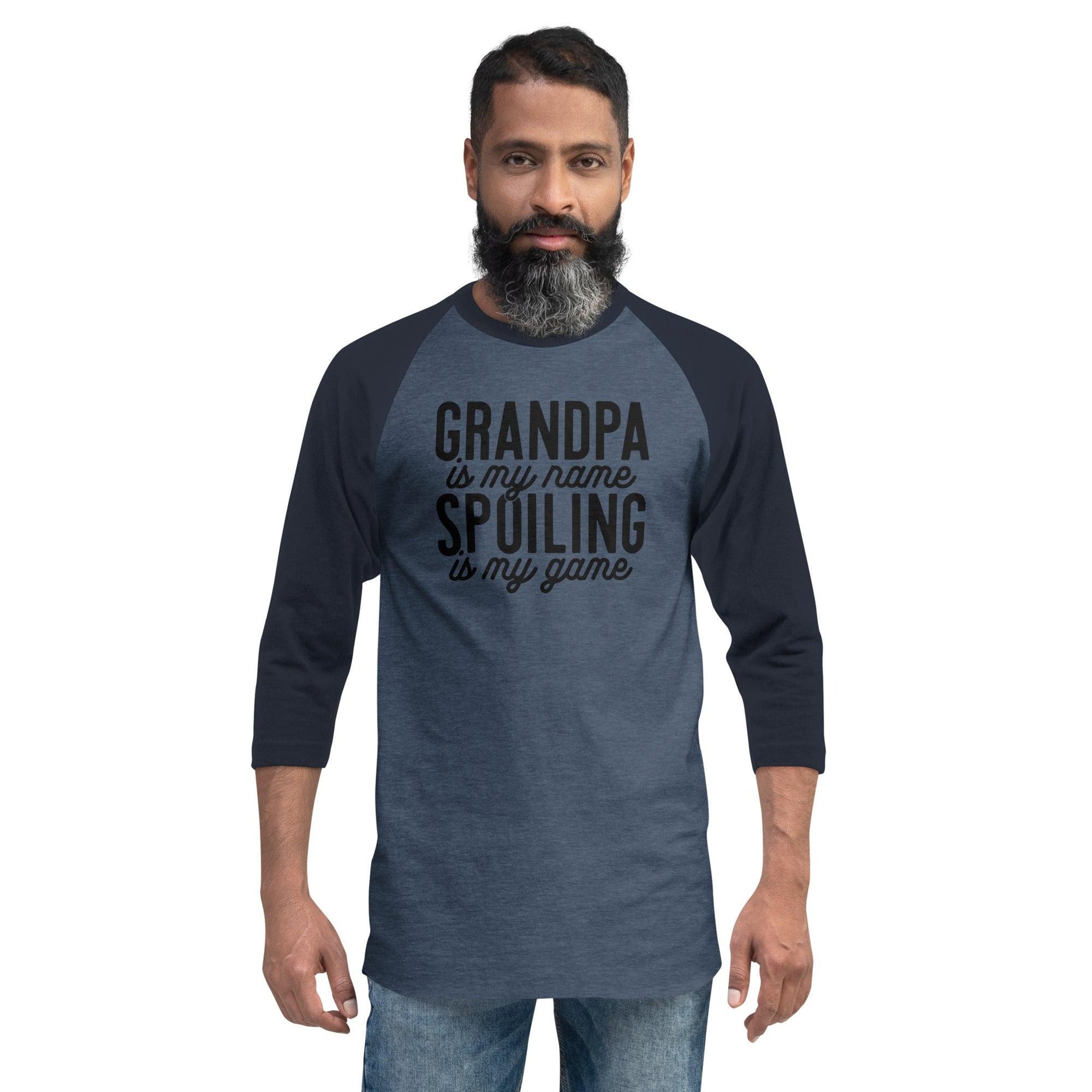 “Grandpa Is My Name" 3/4 Raglan Tee - Briadanna