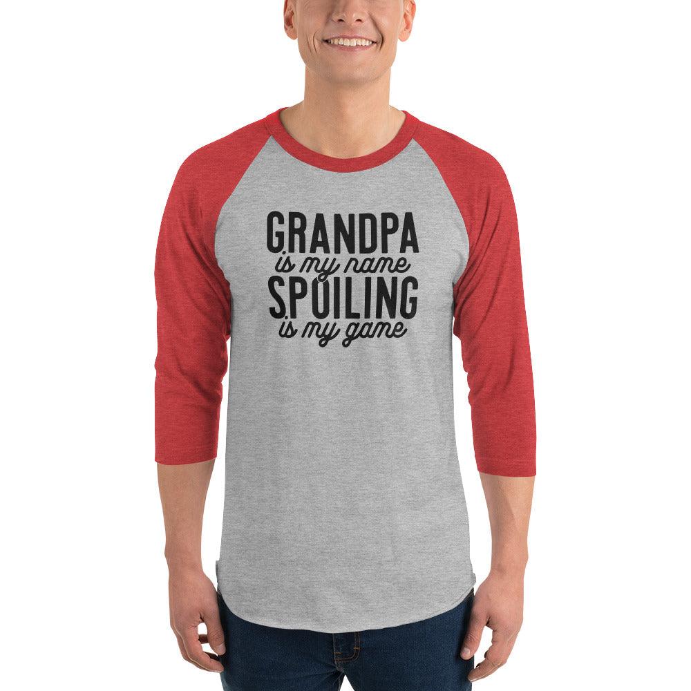 “Grandpa Is My Name" 3/4 Raglan Tee - Briadanna