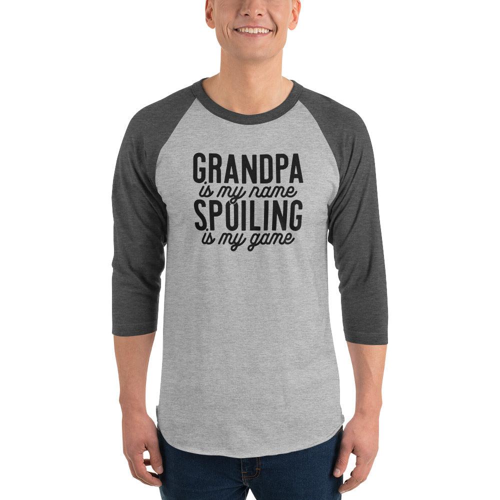 “Grandpa Is My Name" 3/4 Raglan Tee - Briadanna