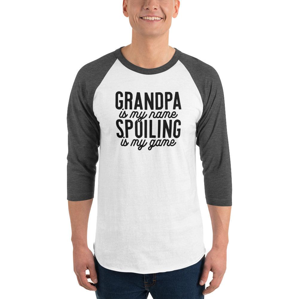 “Grandpa Is My Name" 3/4 Raglan Tee - Briadanna