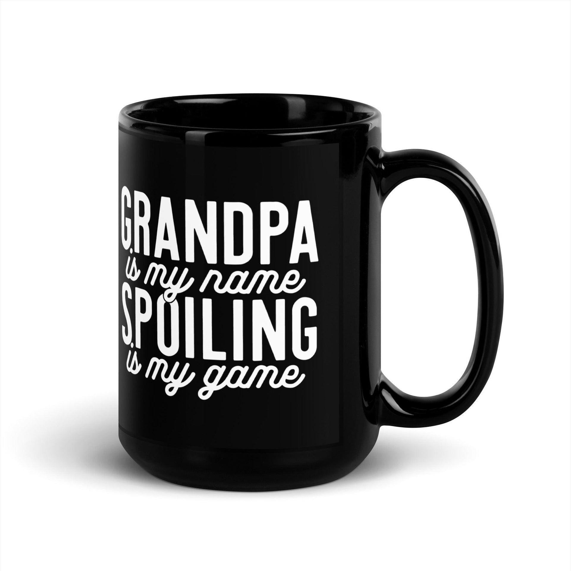 "Grandpa Is My Name" Glossy Mug - Briadanna