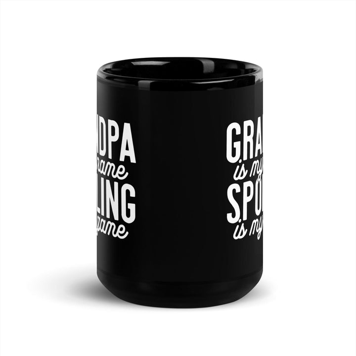 "Grandpa Is My Name" Glossy Mug - Briadanna