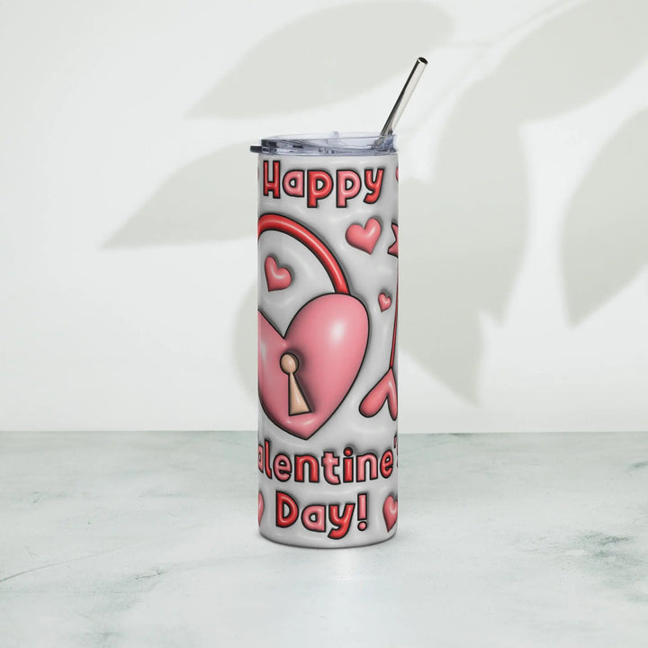 Happy Valentine Day 3D Tumbler - Briadanna