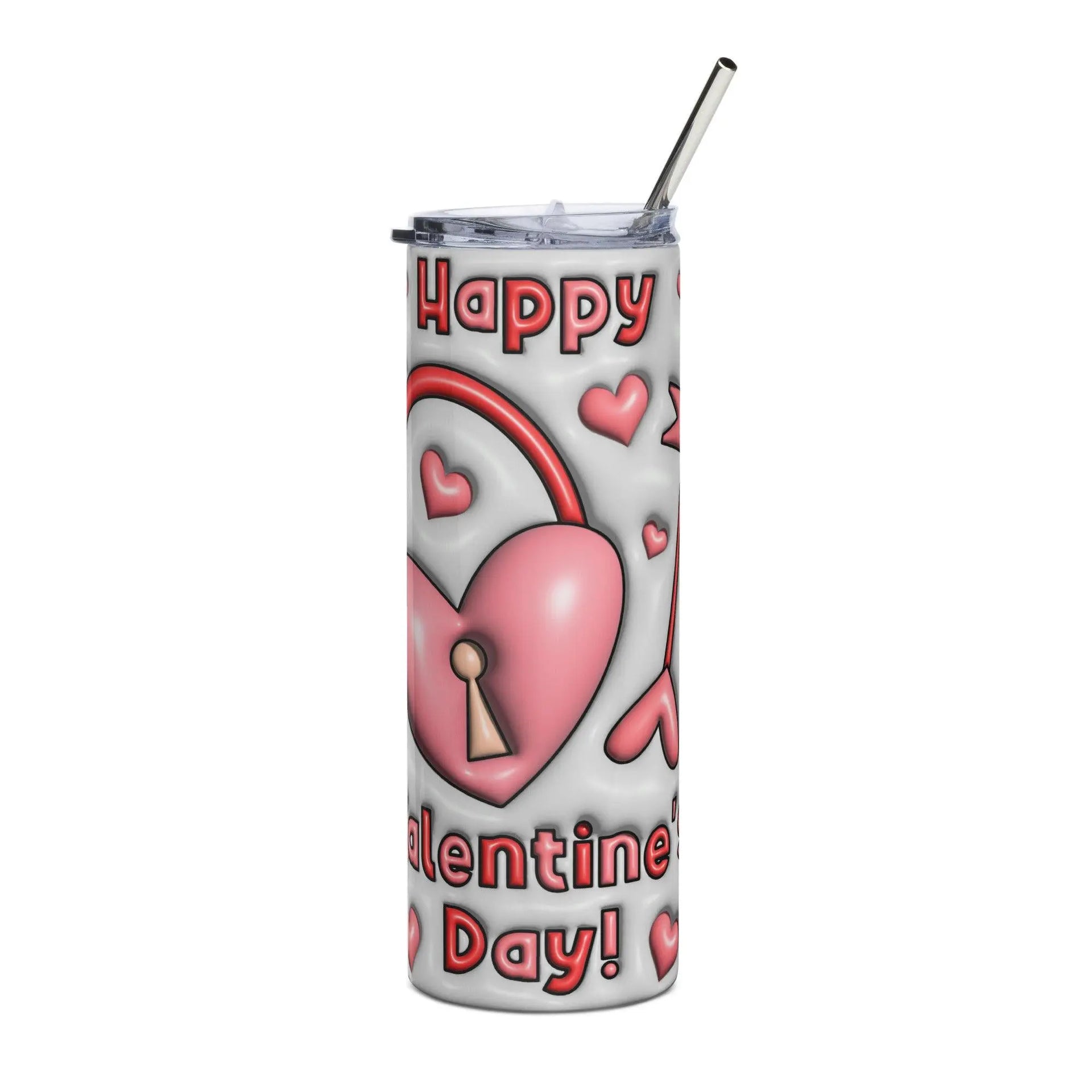 Happy Valentine Day 3D Tumbler - Briadanna