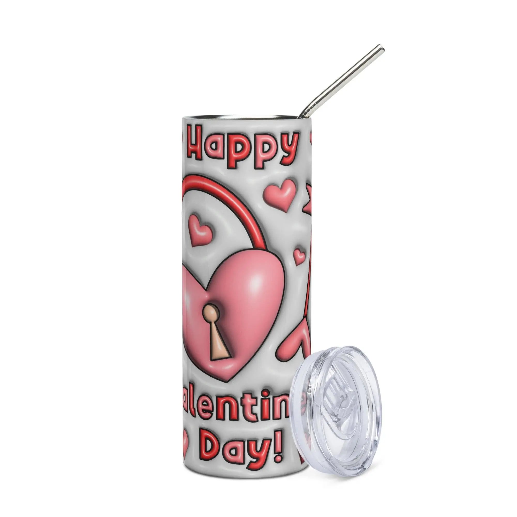 Happy Valentine Day 3D Tumbler - Briadanna