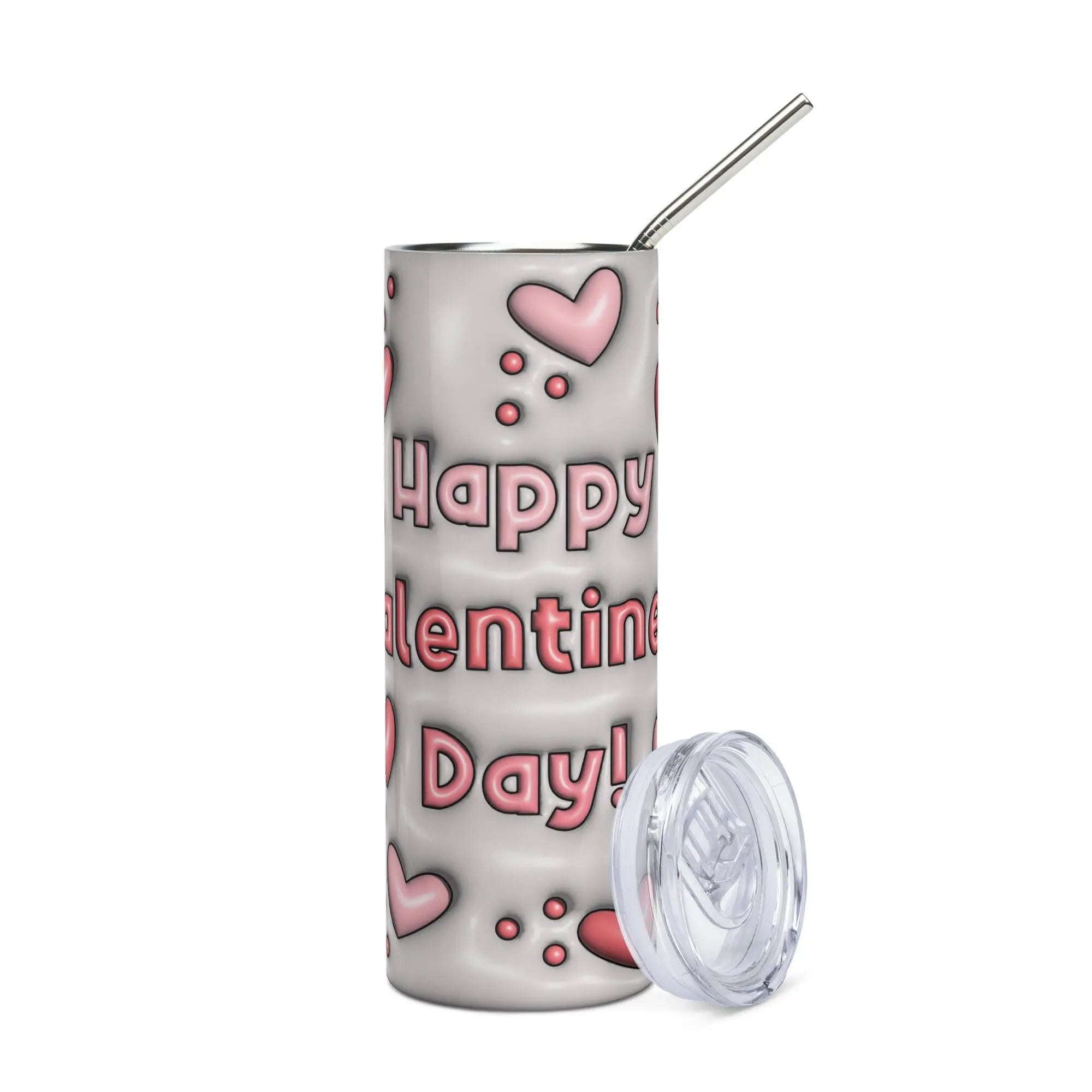 Happy Valentine's Day 3D Tumbler - Briadanna