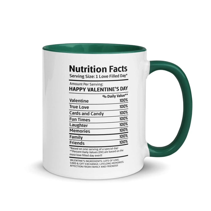 Happy Valentine's Nutrition Facts Mug - Briadanna