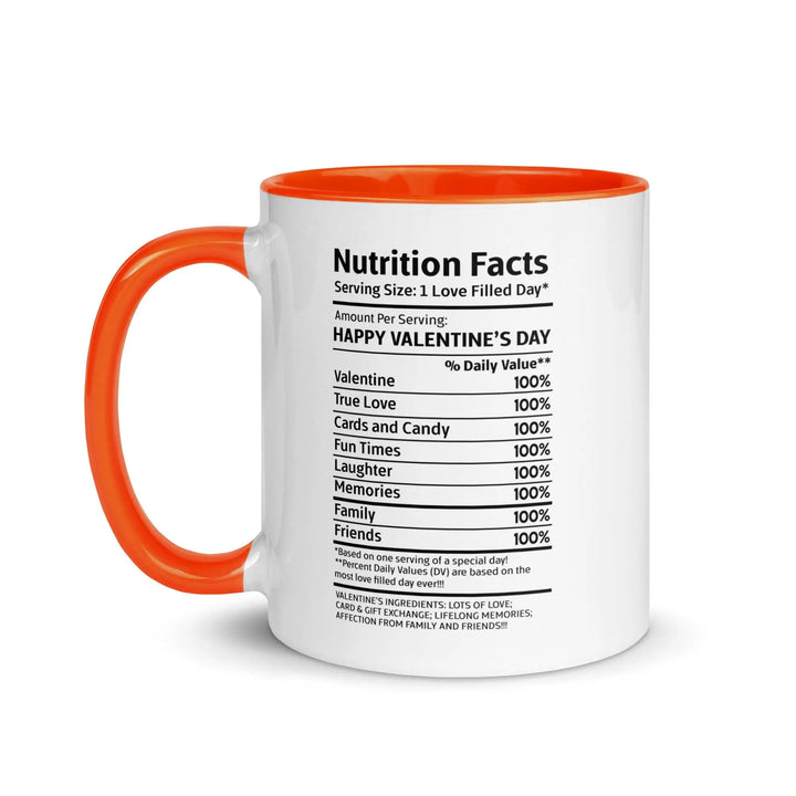 Happy Valentine's Nutrition Facts Mug - Briadanna