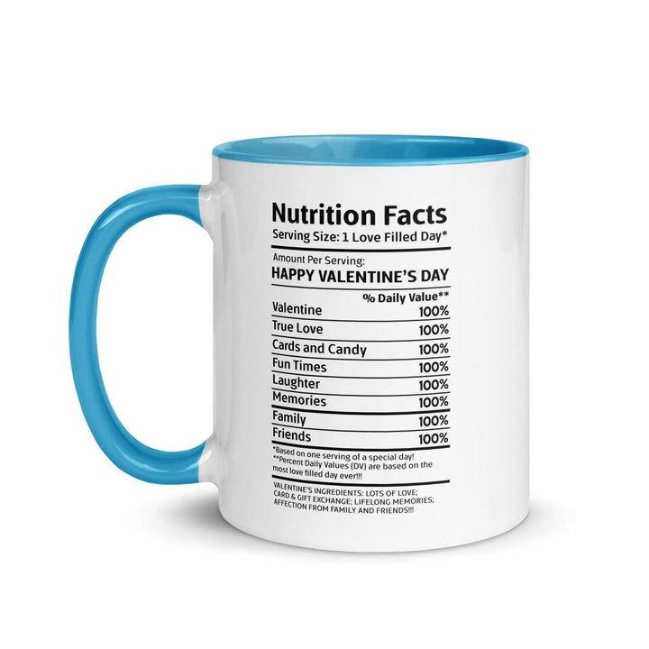 Happy Valentine's Nutrition Facts Mug - Briadanna