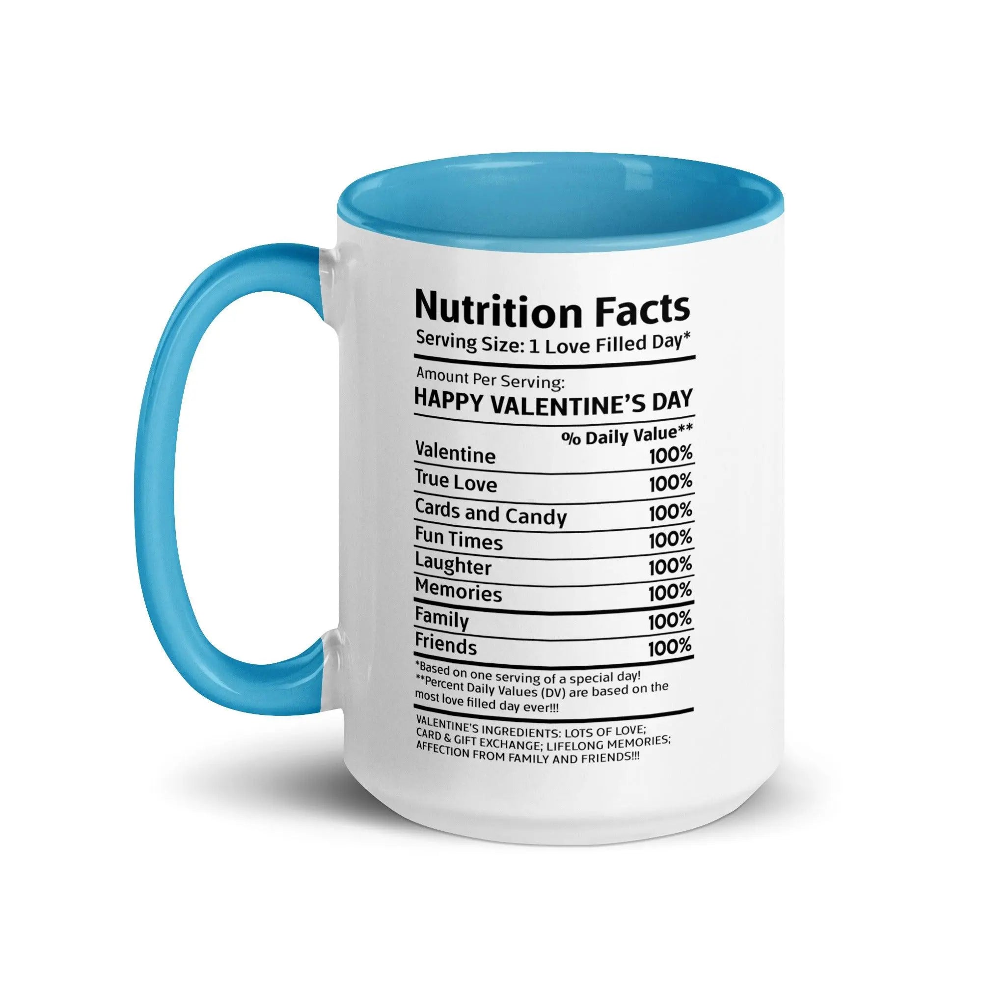 Happy Valentine's Nutrition Facts Mug - Briadanna