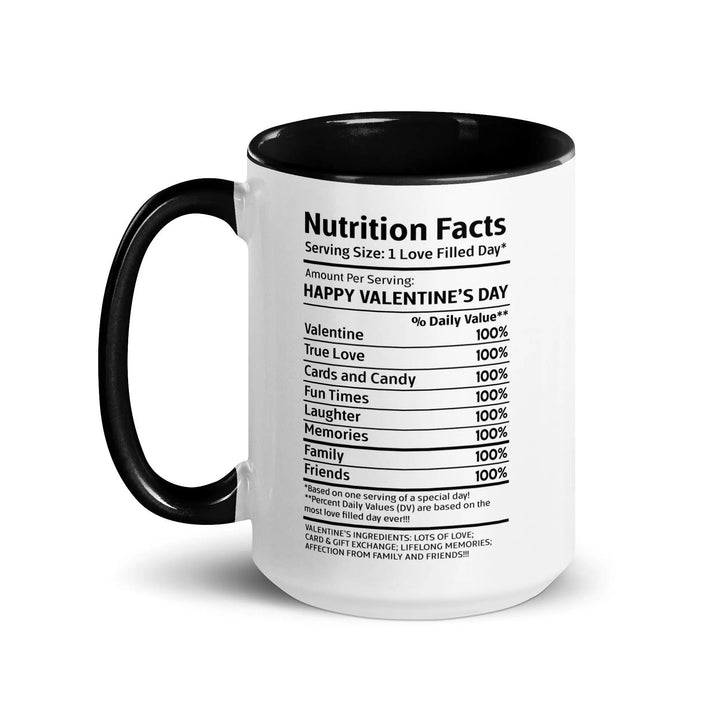 Happy Valentine's Nutrition Facts Mug - Briadanna