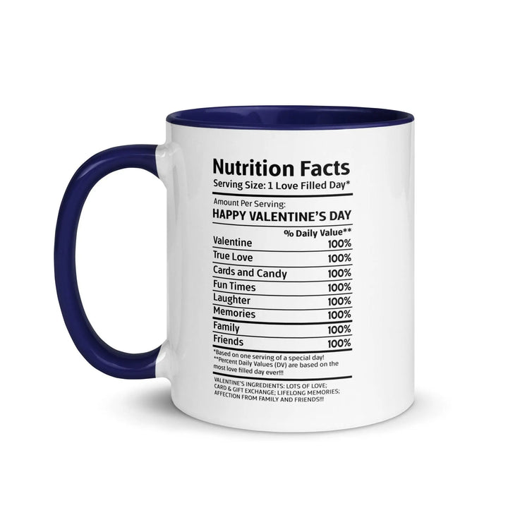 Happy Valentine's Nutrition Facts Mug - Briadanna