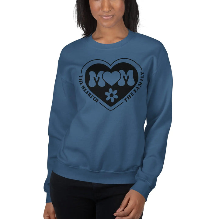 Heart Of The Family - Mom Sweatshirt - Briadanna