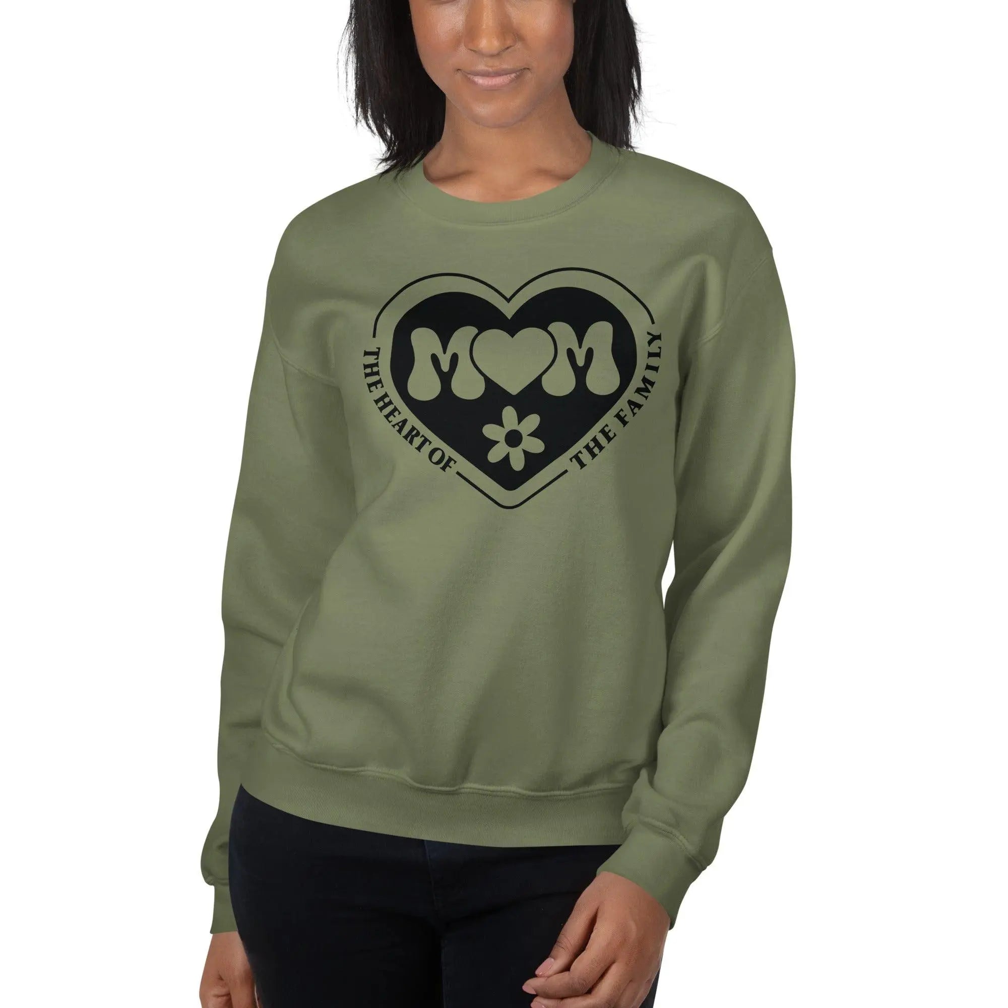 Heart Of The Family - Mom Sweatshirt - Briadanna