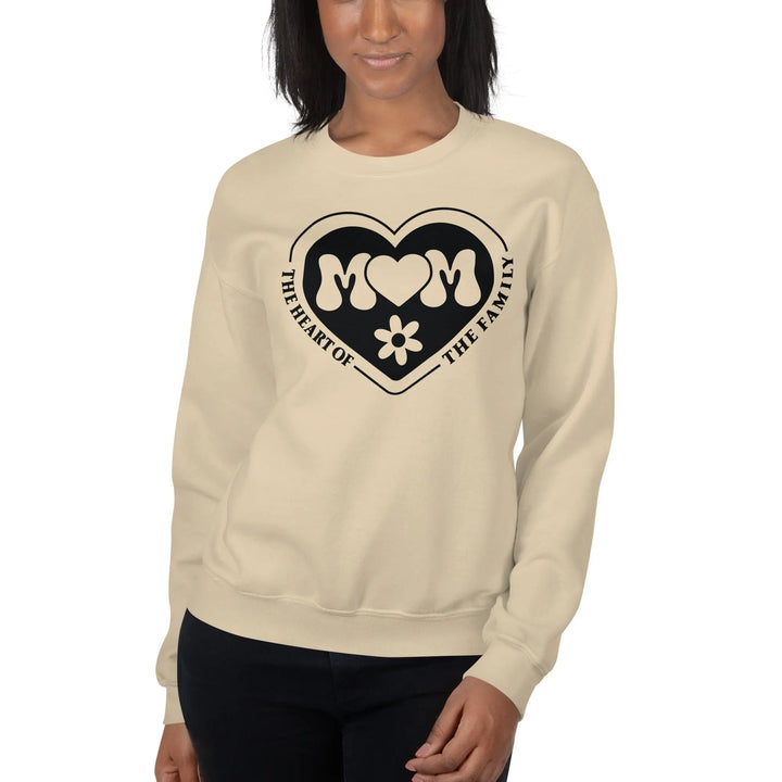 Heart Of The Family - Mom Sweatshirt - Briadanna