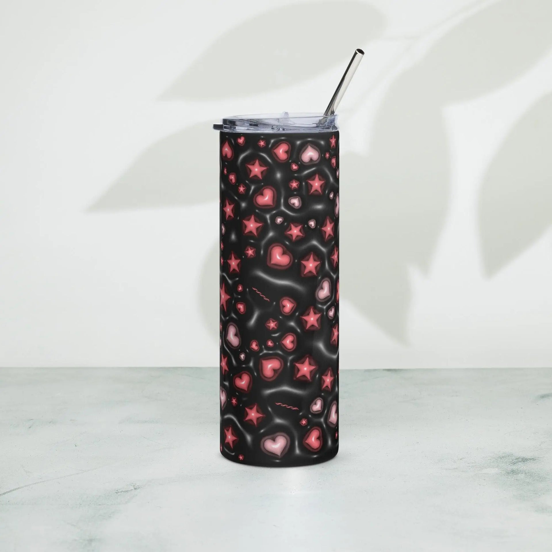 Hearts & Stars 3D Valentine Tumbler - Briadanna