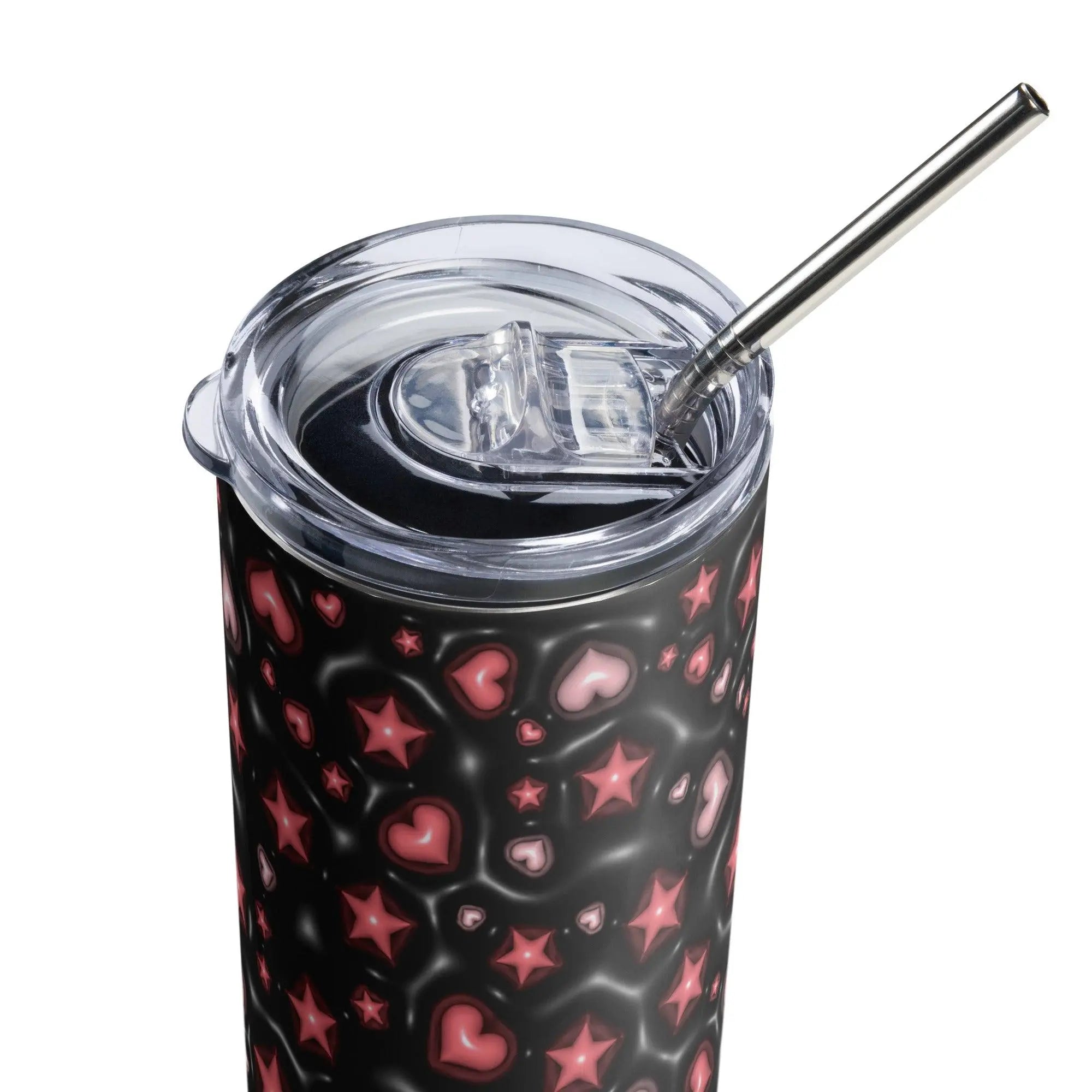 Hearts & Stars 3D Valentine Tumbler - Briadanna