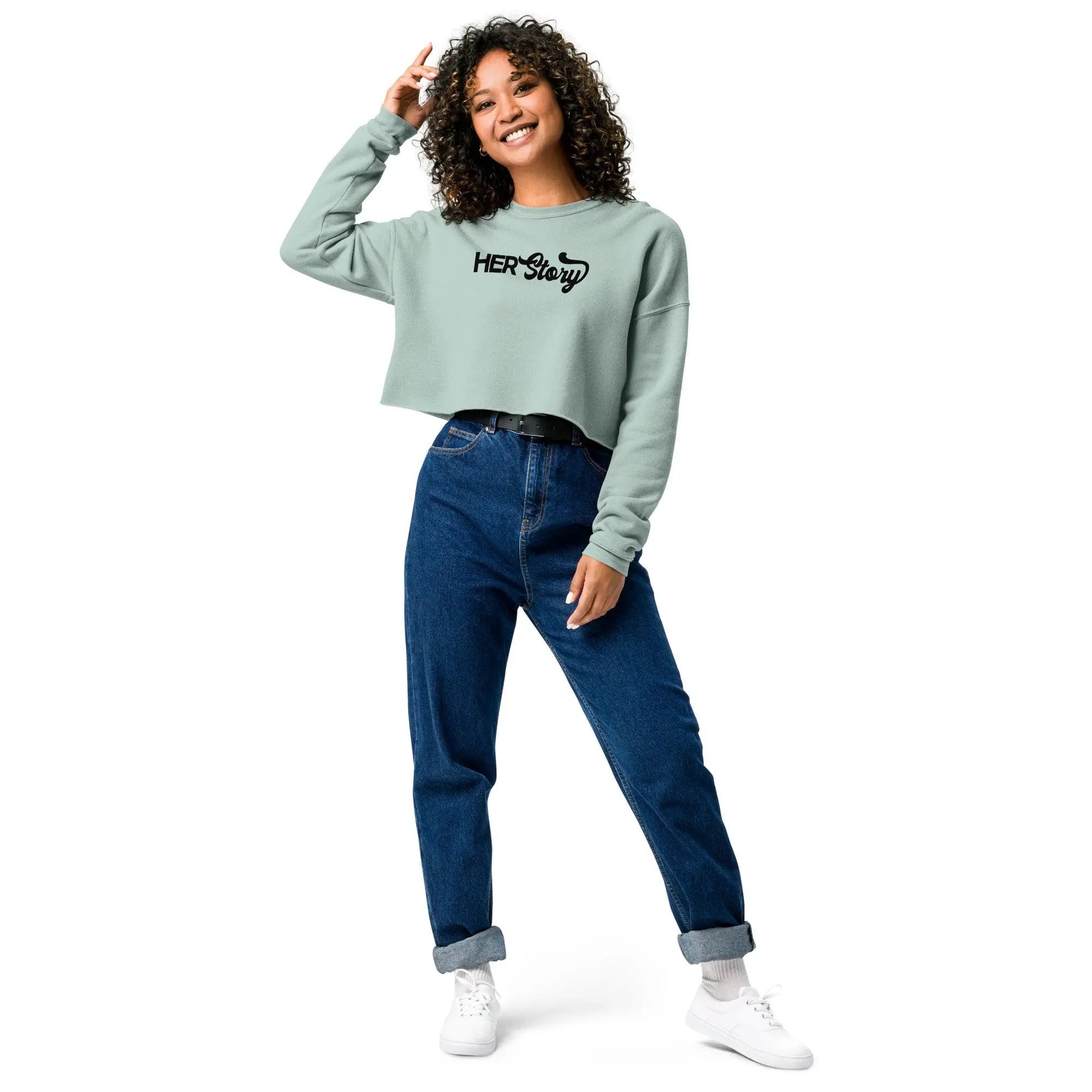 HER-Story Crop Sweatshirt - Briadanna