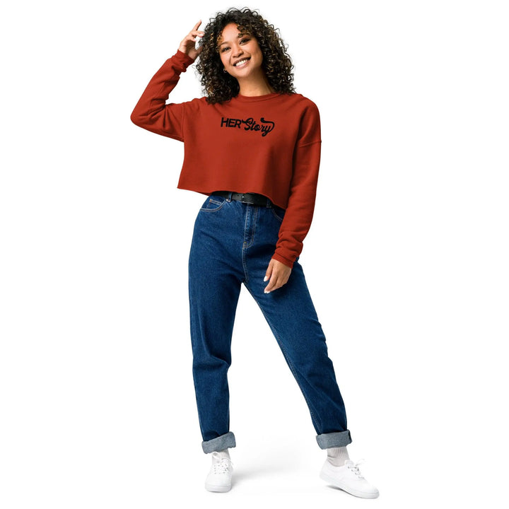 HER-Story Crop Sweatshirt - Briadanna