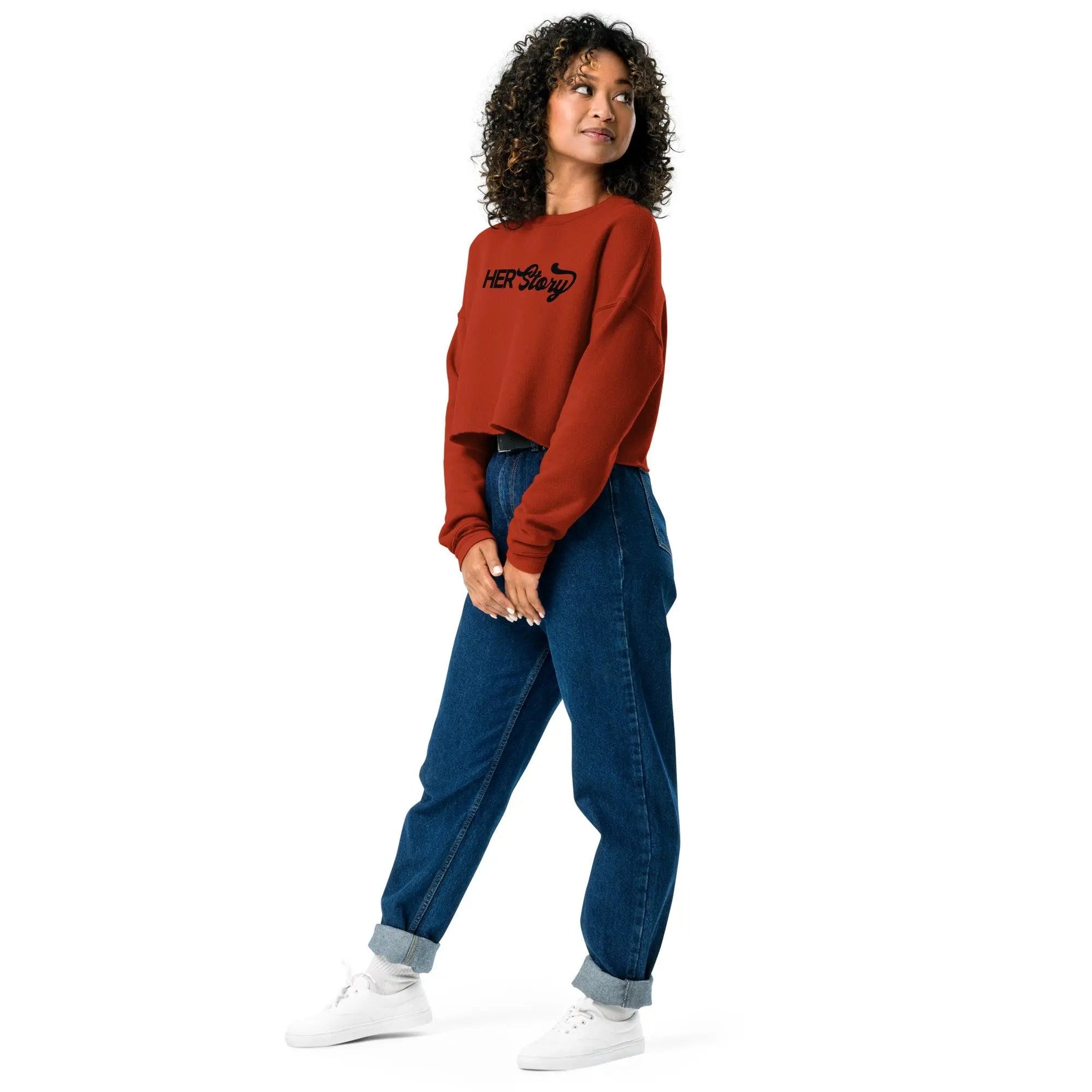 HER-Story Crop Sweatshirt - Briadanna