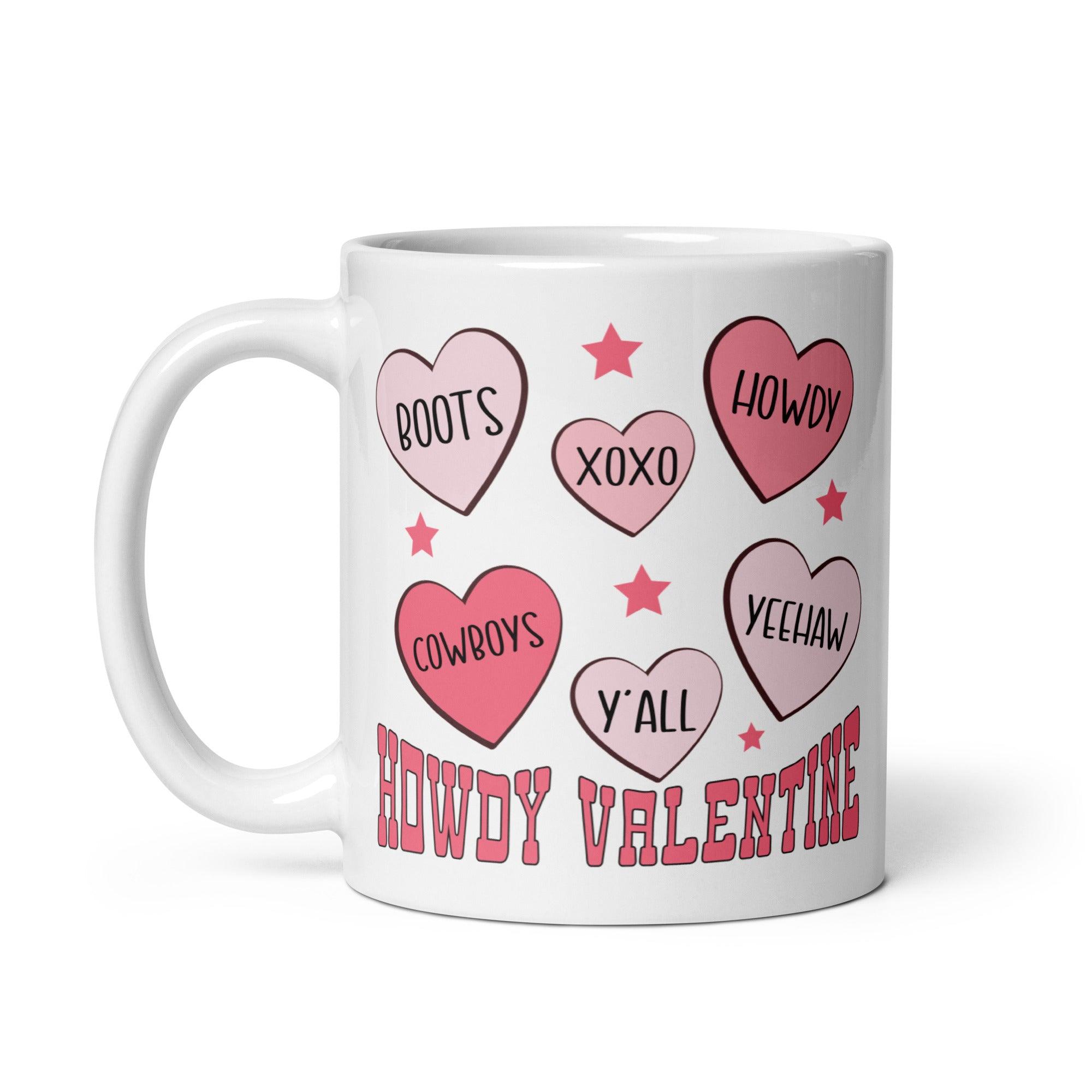 Howdy Valentine Ceramic Mug - Briadanna