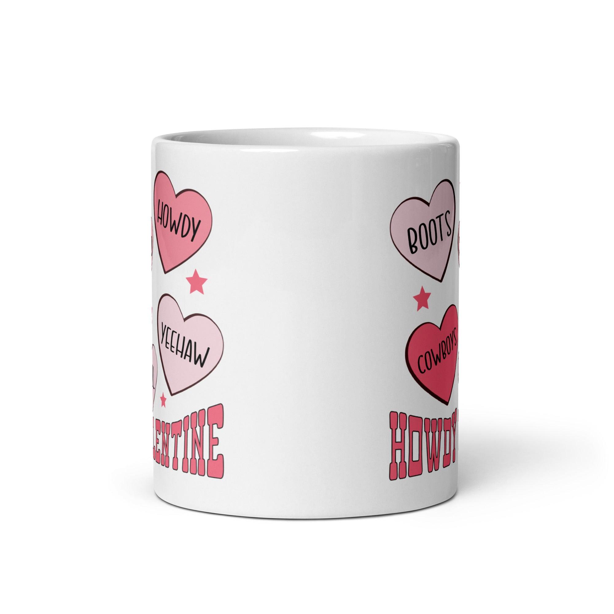 Howdy Valentine Ceramic Mug - Briadanna