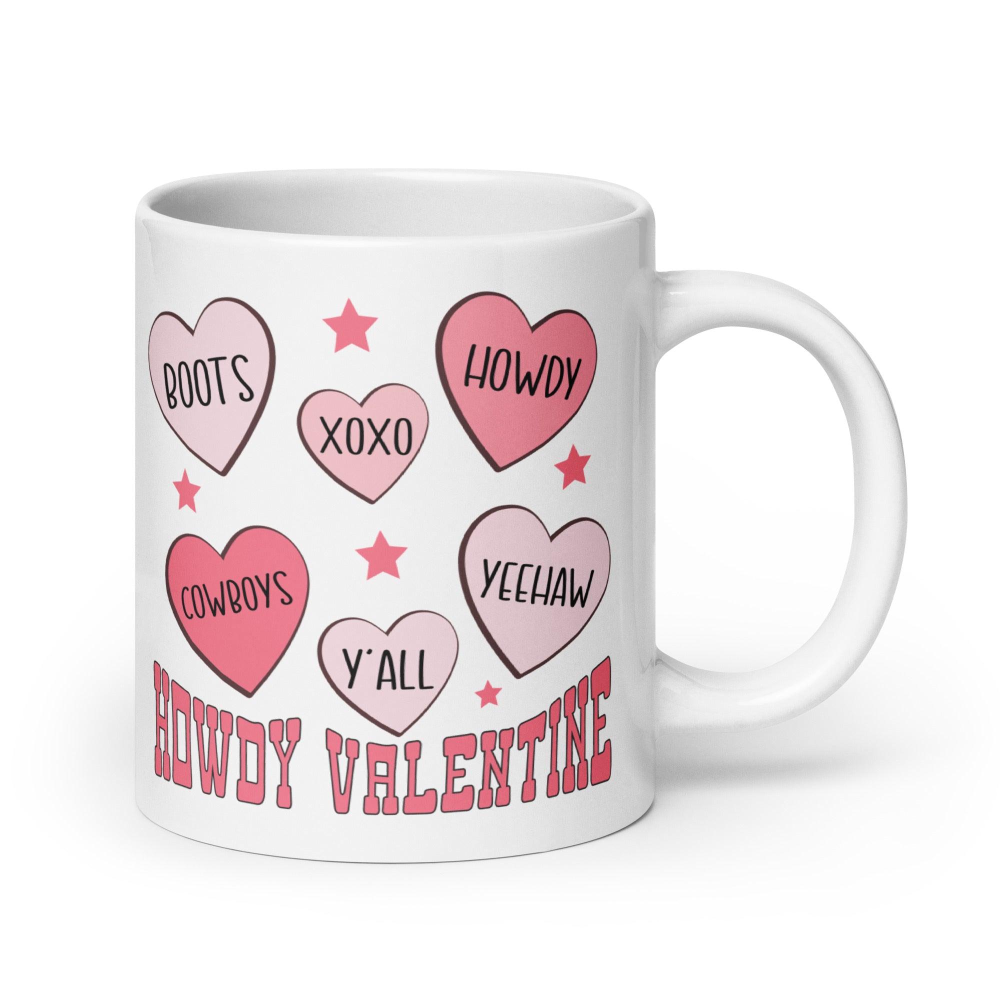 Howdy Valentine Ceramic Mug - Briadanna