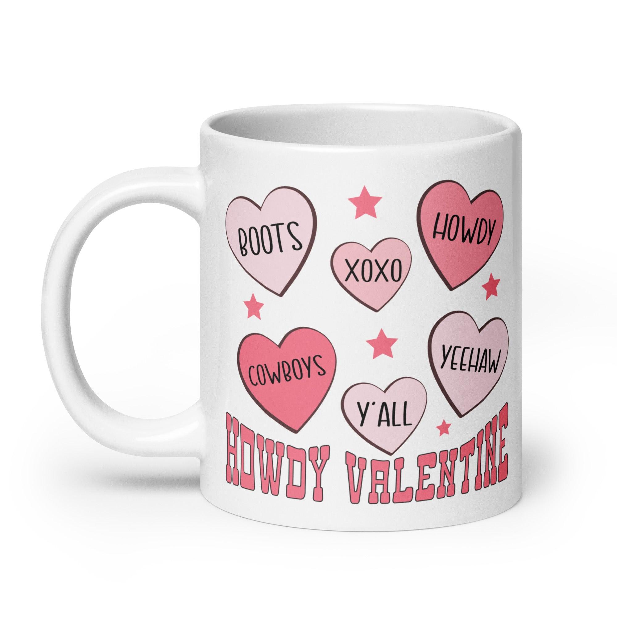 Howdy Valentine Ceramic Mug - Briadanna