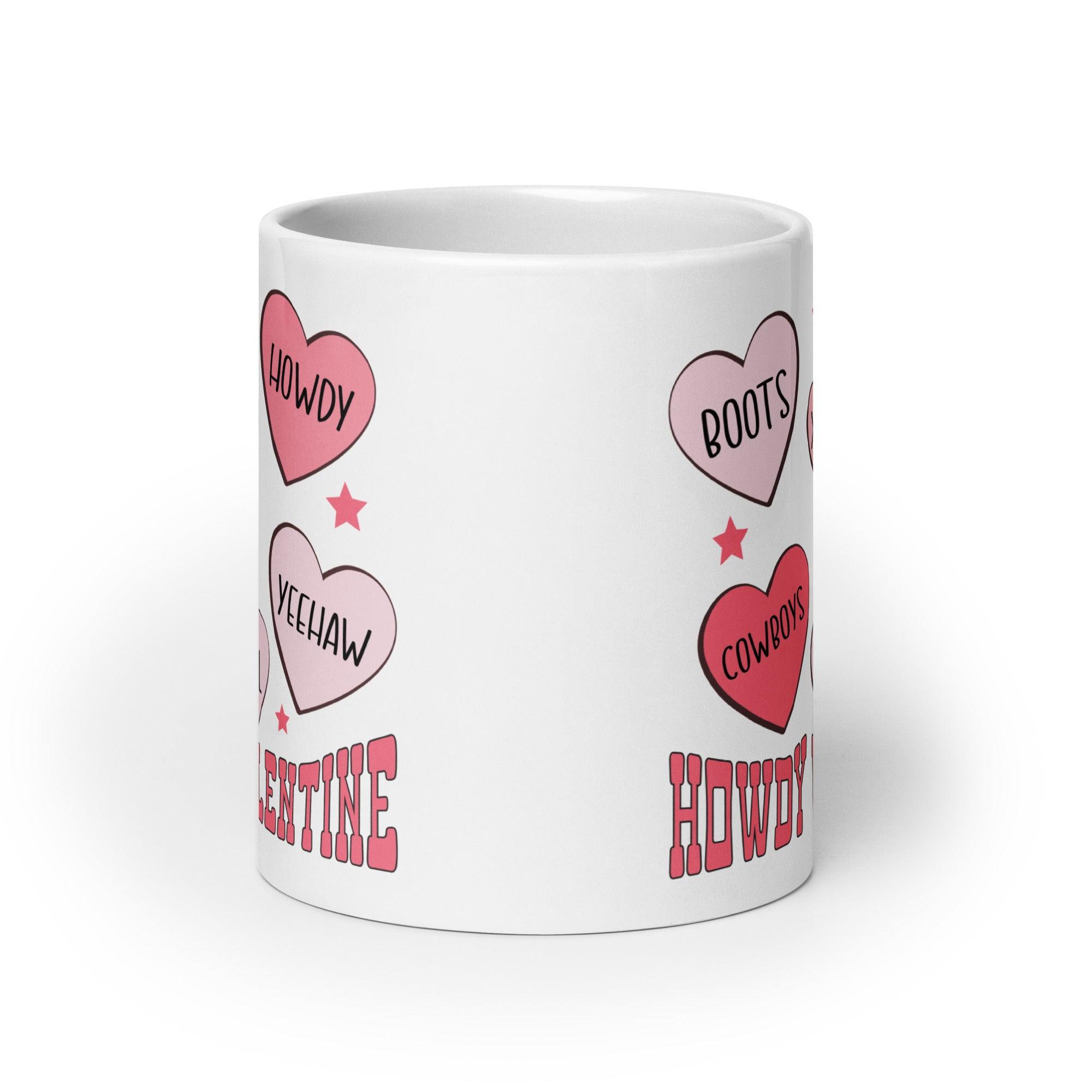 Howdy Valentine Ceramic Mug - Briadanna