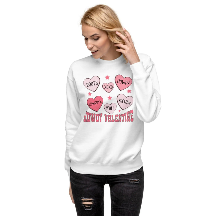 Howdy Valentine Premium Sweatshirt - Briadanna