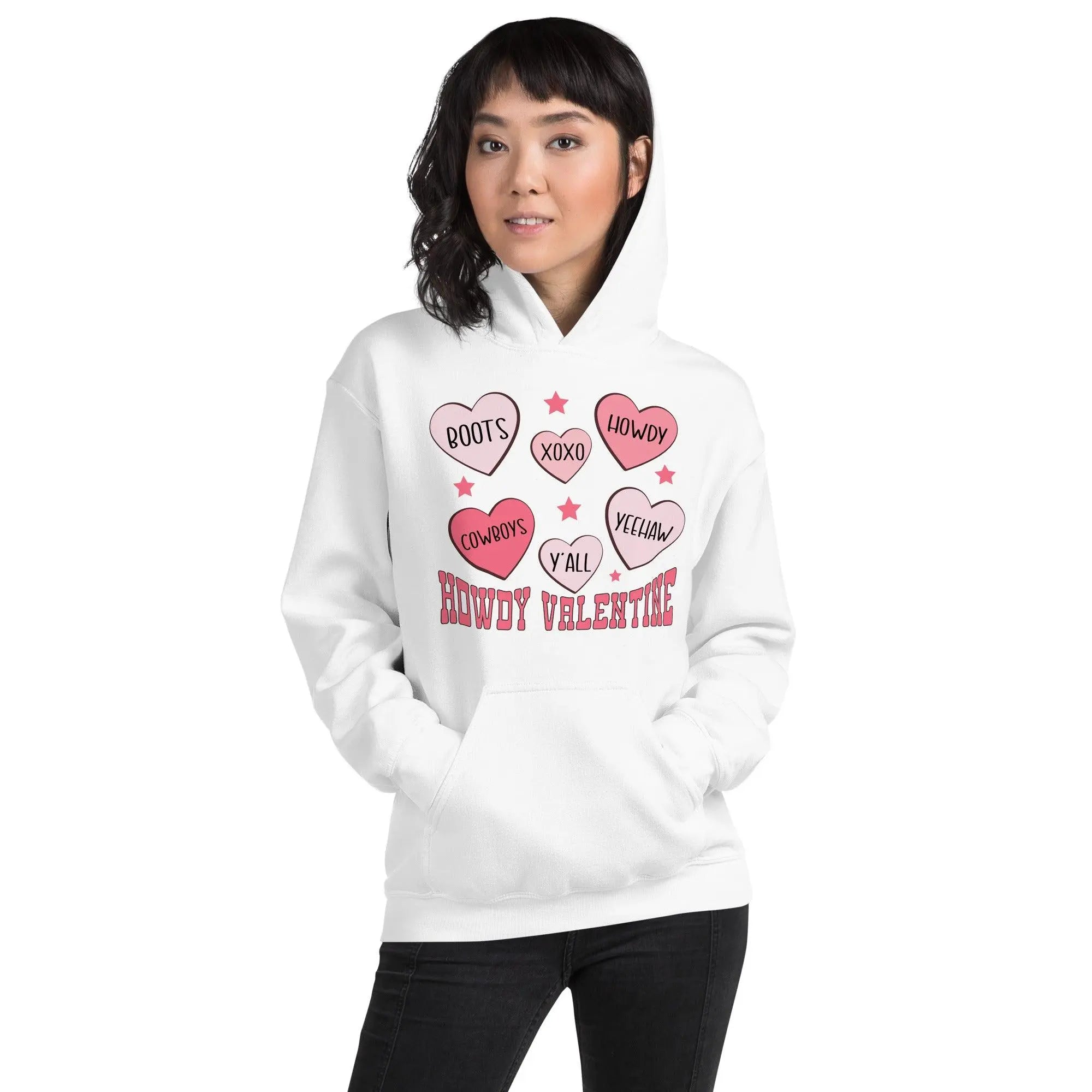 Howdy Valentine Unisex Hoodie - Briadanna