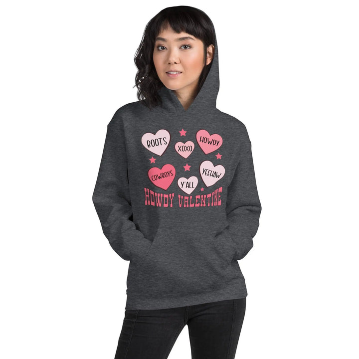 Howdy Valentine Unisex Hoodie - Briadanna