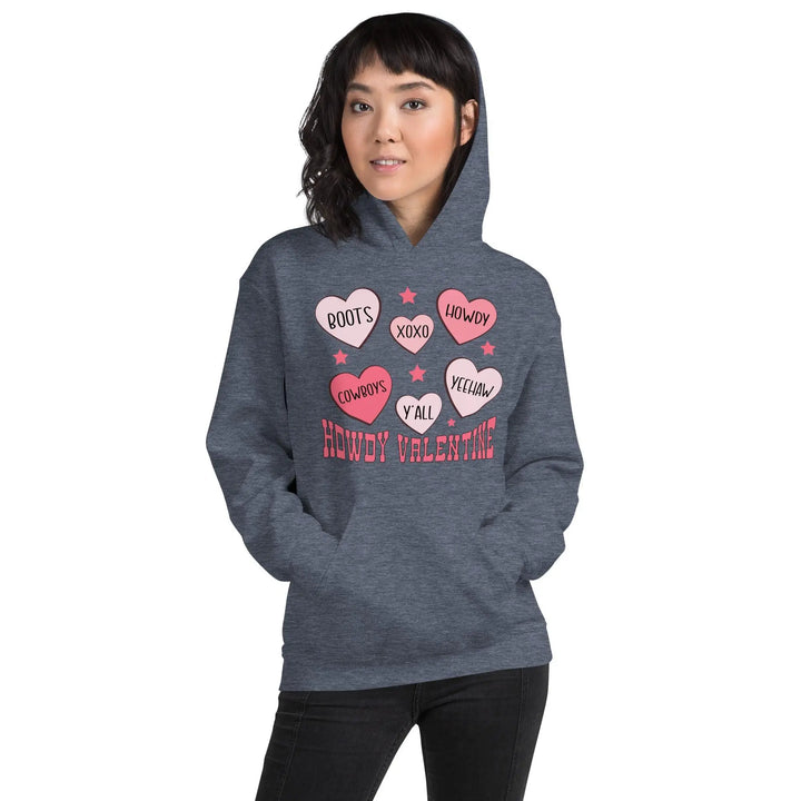 Howdy Valentine Unisex Hoodie - Briadanna