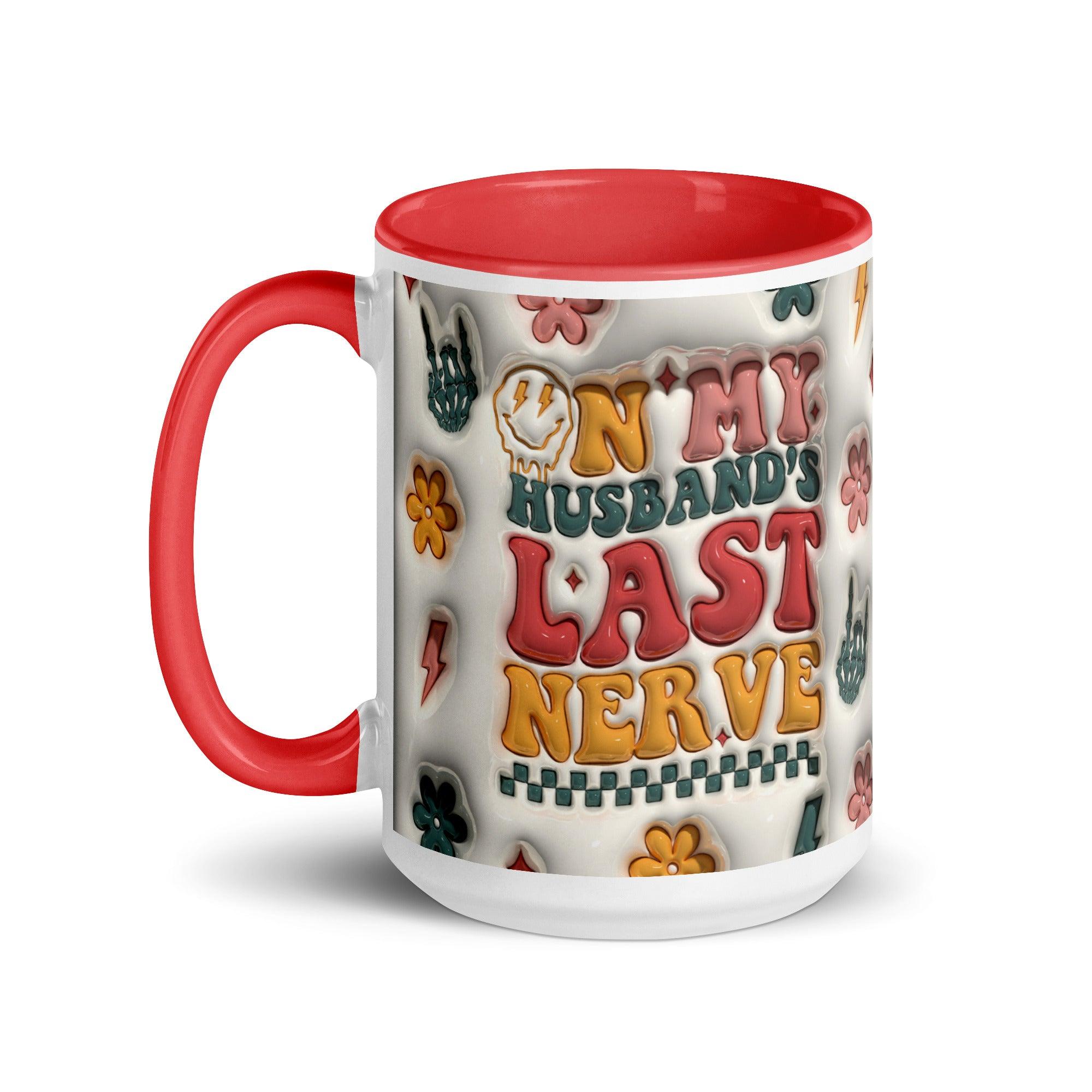 Husband's Last Nerve Ceramic Mug - Briadanna