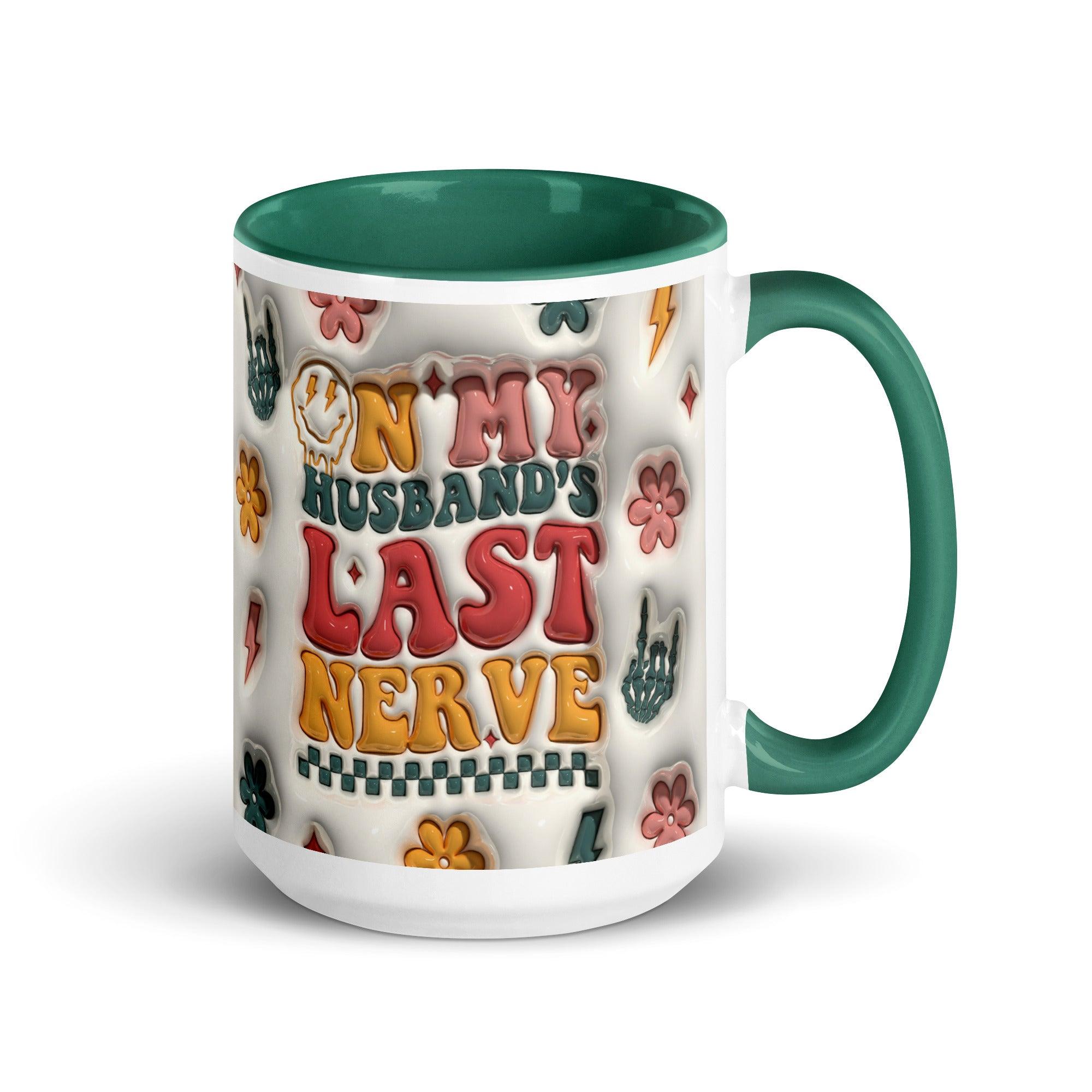 Husband's Last Nerve Ceramic Mug - Briadanna