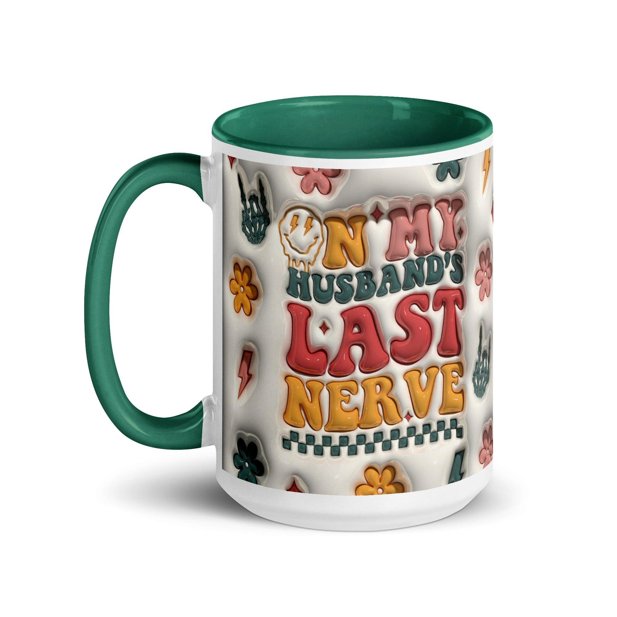 Husband's Last Nerve Ceramic Mug - Briadanna