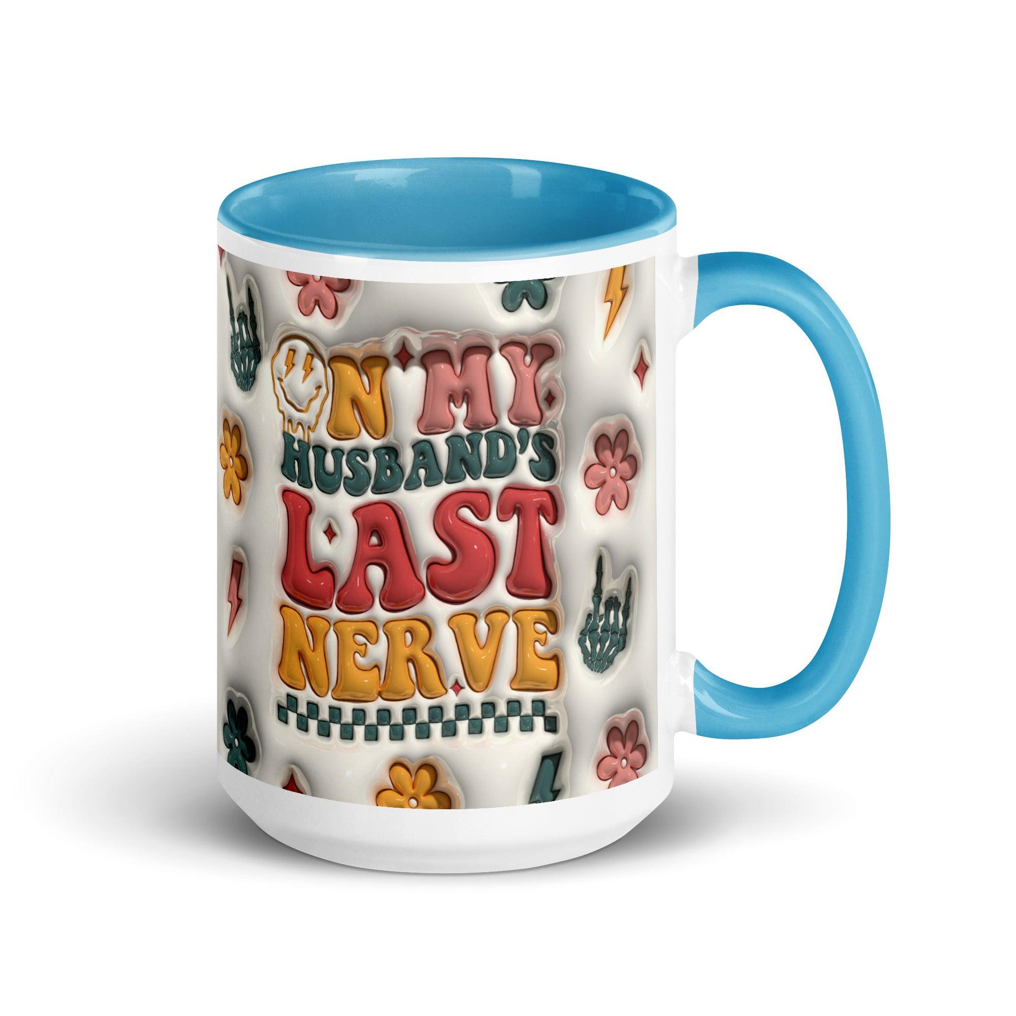 Husband's Last Nerve Ceramic Mug - Briadanna