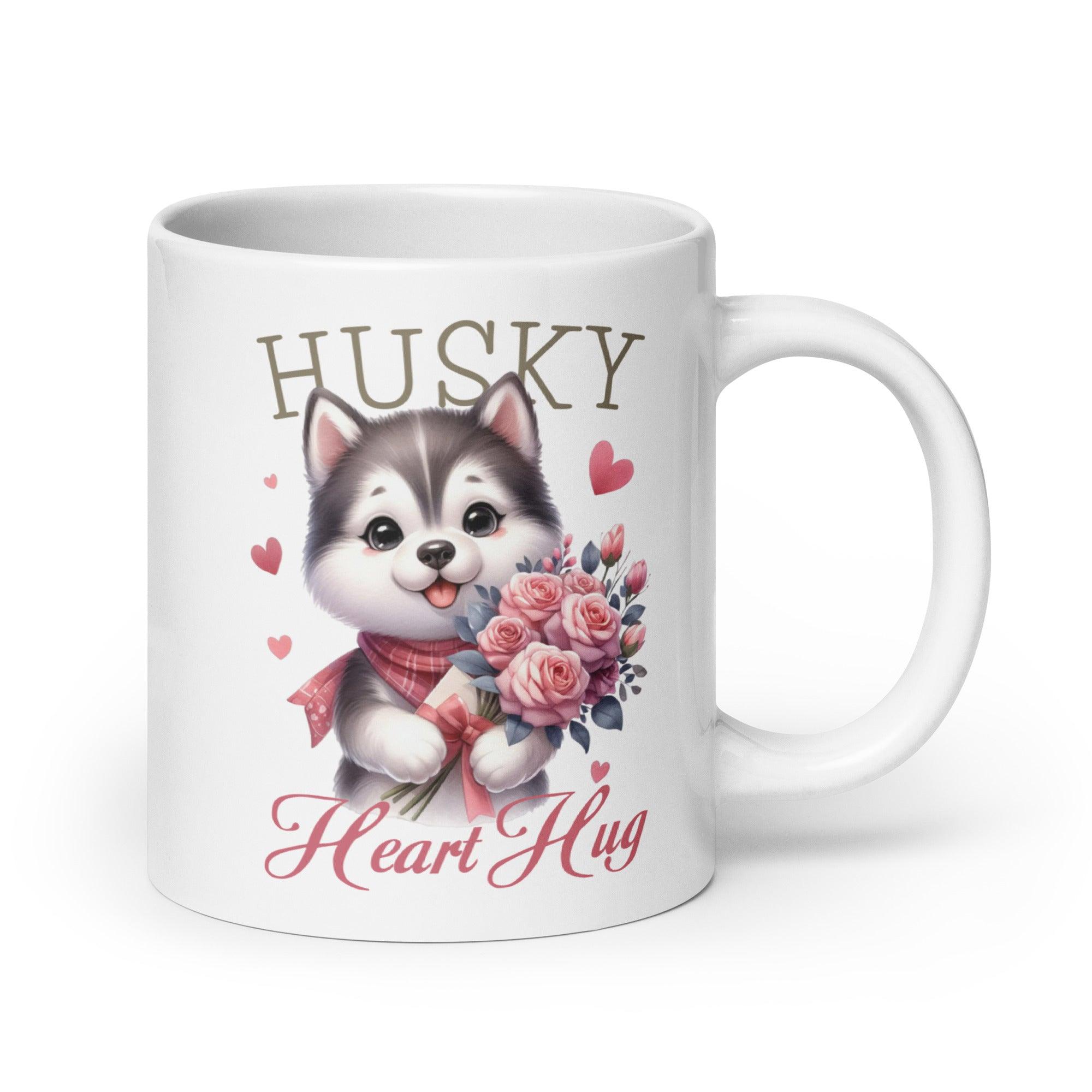 Husky Heart Hug Mug - Briadanna