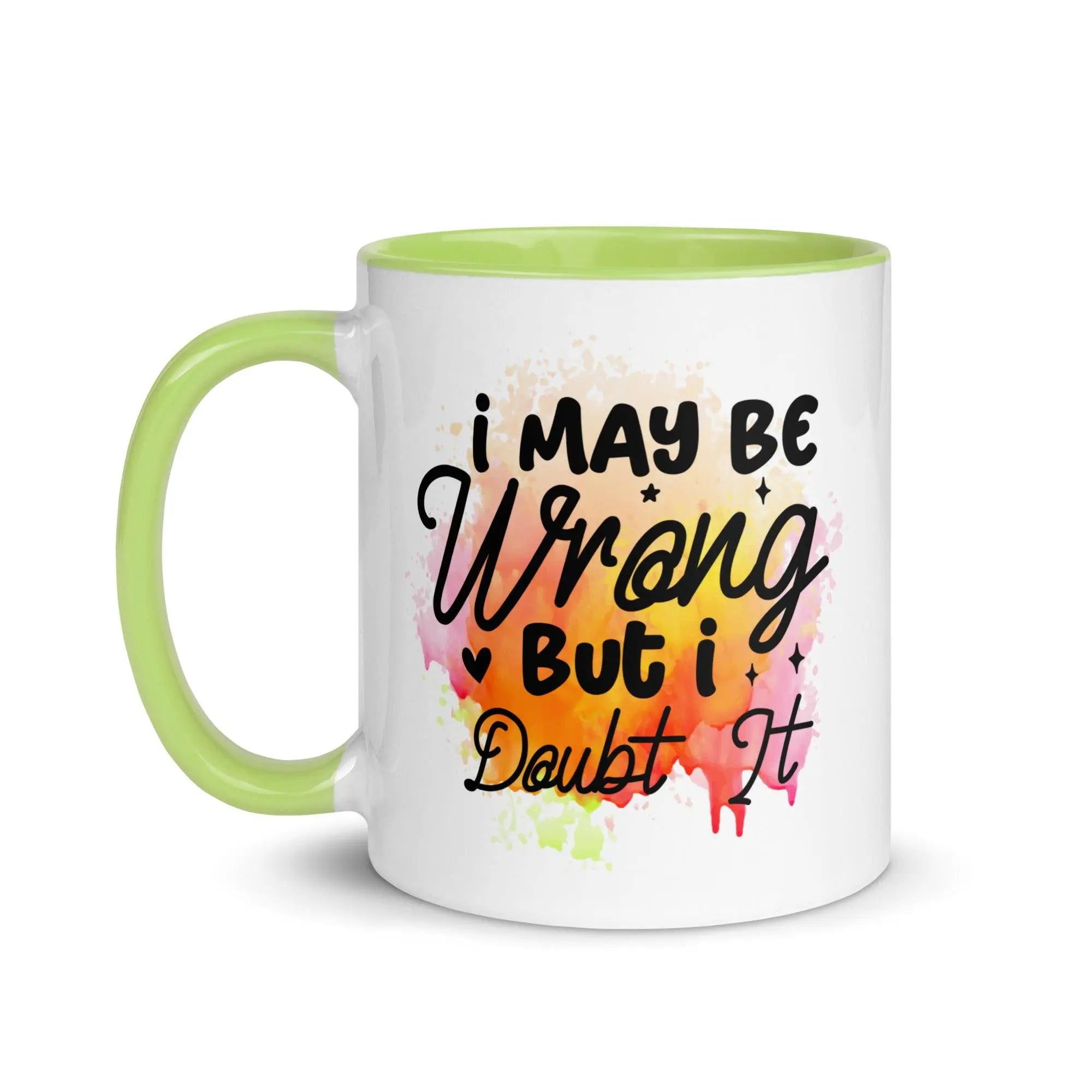 I Doubt It Colorful Mug - Briadanna